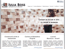 Tablet Screenshot of iuliaboss.ro